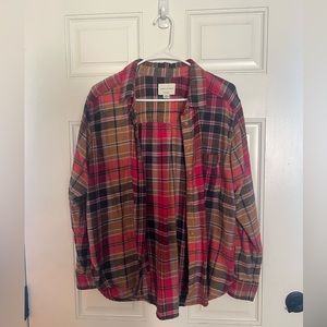 American Eagle flannel. Boyfriend fit. Size small